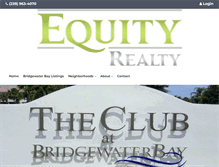 Tablet Screenshot of bridgewaterbay.com
